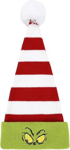 Bioworld The Grinch Adult Christmas Santa Hat (One Size) Multicolored in Saudi Arabia
