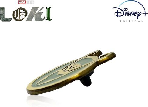 Official Marvel's LOKI HELMET PIN, Officially Licensed Disney+ LOKI Helmet SYMBOL Enamel Lapel Pin, 3.5 cm x 4.25 cm in Saudi Arabia