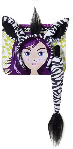 طقم إكسسوارات الأزياء التنكرية المرحة للحيوانات من فورم نوفلتيز - Playful Animals Zebra Costume Accessory Set One Size in Saudi Arabia