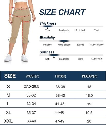 Flewolch Capris Pants for Women Casual Summer Cargo Capris with Pockets in Saudi Arabia
