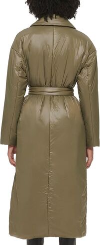 Calvin Klein Women's Trench Wrap Waist Puffer Packable Acket in Kuwait