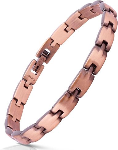 سوار من النحاس النقي الأنيق للنساء من Smarter LifeStyle - سوار نسائي لطيف قابل للتعديل، مجوهرات نحاسية للنساء، سوار كاحل نحاسي للنساء in Kuwait