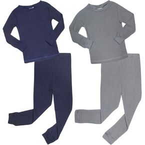 Arctic Hero Baby Boys’ Thermal Underwear - 4 Piece Waffle Knit Top and Long Johns (12M-4T)