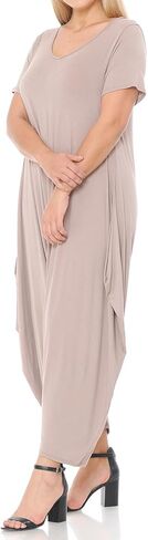Pastel by Vivienne Women's Short Sleeve Harem Jumpsuit Plus Size in Kuwait