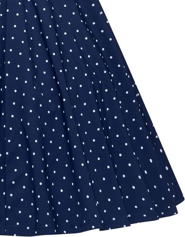 GownTown 1950 Women Dress Shawl Lapel Short Sleeves Cocktail Swing Dress with Pockets in Kuwait