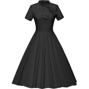 GownTown Women's 1950s Vintage Dresses Fit & Flare Dresses Audrey Hepburn Dress with Pocket in Kuwait