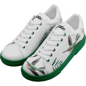 DOGO White Sneakers for Women - Handmade Women's Fashion Sneakers, Vegan Leather and Unique Design, Comfortable Shoes for Women, Ace Sneakers in Kuwait