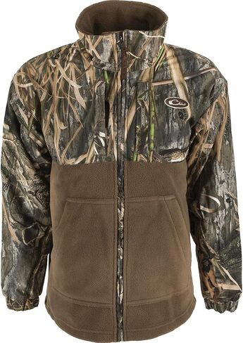 Drake Waterfowl MST Youth Eqwader™ Full Zip Jacket Max-7 Camo in Kuwait