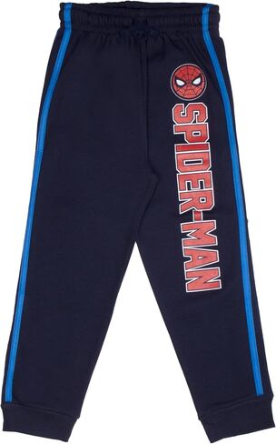 Marvel Superheroes Avengers and Spider-Man 2-Piece Set, Boys Long Sleeve Active Mesh T-Shirt & Pants 2-Pack Bundle Set in Saudi Arabia