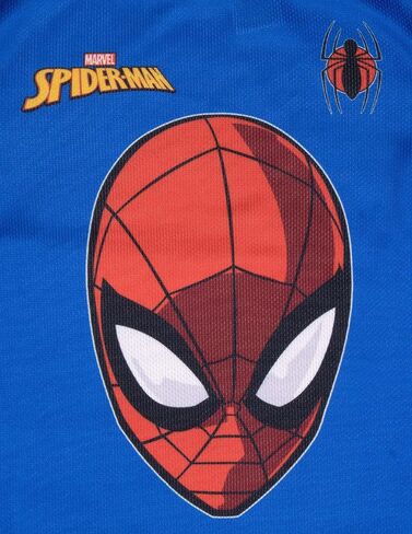 Marvel Superheroes Avengers and Spider-Man 2-Piece Set, Boys Long Sleeve Active Mesh T-Shirt & Pants 2-Pack Bundle Set in Saudi Arabia