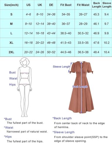 فساتين Zexxxy النسائية كاجوال بأكمام قصيرة/أكمام طويلة وأزرار سفلية ورقبة على شكل V فستان متوسط ​​الطول مع جيوب S-2XL in Kuwait