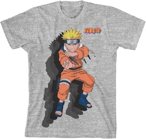 Naruto Multi-Character Youth 3-Pack Crew Neck Short Sleeve T-Shirts in Saudi Arabia