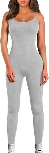 بدلة قفز نسائية من Nova In Sky، بدلة قطعة واحدة بدون أكمام، حزام سباغيتي، قطعة واحدة in Kuwait