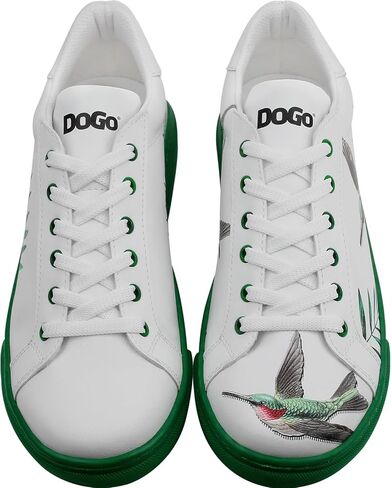 DOGO White Sneakers for Women - Handmade Women's Fashion Sneakers, Vegan Leather and Unique Design, Comfortable Shoes for Women, Ace Sneakers in Kuwait