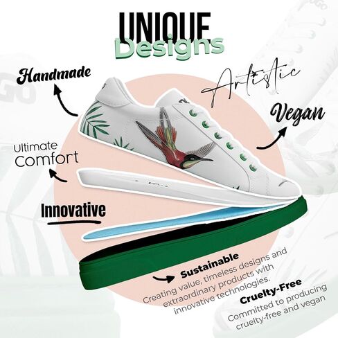 DOGO White Sneakers for Women - Handmade Women's Fashion Sneakers, Vegan Leather and Unique Design, Comfortable Shoes for Women, Ace Sneakers in Kuwait