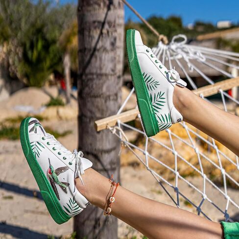 DOGO White Sneakers for Women - Handmade Women's Fashion Sneakers, Vegan Leather and Unique Design, Comfortable Shoes for Women, Ace Sneakers in Kuwait