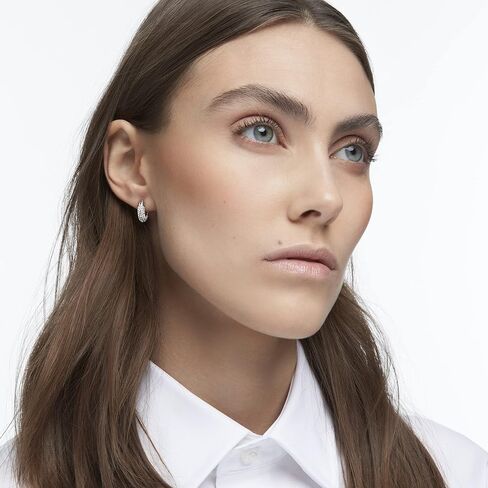Swarovski Dextera Crystal Pavé Hoop Earrings Jewelry Collection in Kuwait