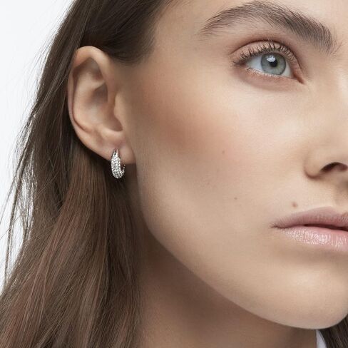Swarovski Dextera Crystal Pavé Hoop Earrings Jewelry Collection in Kuwait