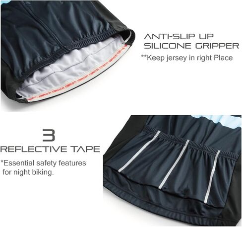 CEROTIPOLAR Snug Fit Bycycling Jerseys Fleece، خريف شتاء كم طويل دراجات سترات in Kuwait