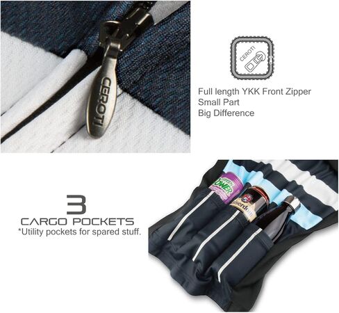 CEROTIPOLAR Snug Fit Bycycling Jerseys Fleece، خريف شتاء كم طويل دراجات سترات in Kuwait