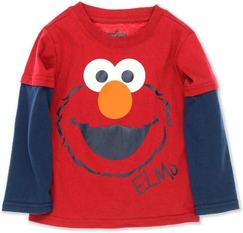 Sesame Street Elmo and Cookie Monster Boys Shirt for Infant and Toddlers in Saudi Arabia