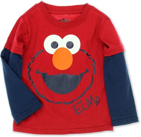 Sesame Street Elmo and Cookie Monster Boys Shirt for Infant and Toddlers in Saudi Arabia