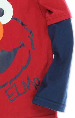 Sesame Street Elmo and Cookie Monster Boys Shirt for Infant and Toddlers in Saudi Arabia
