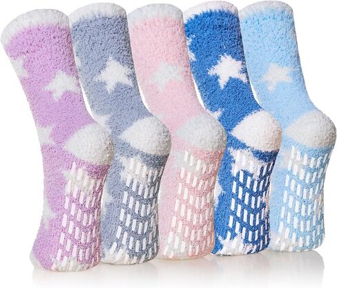 المرأة غامض النعال عدم الانزلاق الجوارب الشتاء لينة أفخم رقيق دافئ مستشفى الجوارب الدافئة مع القابضون in Kuwait