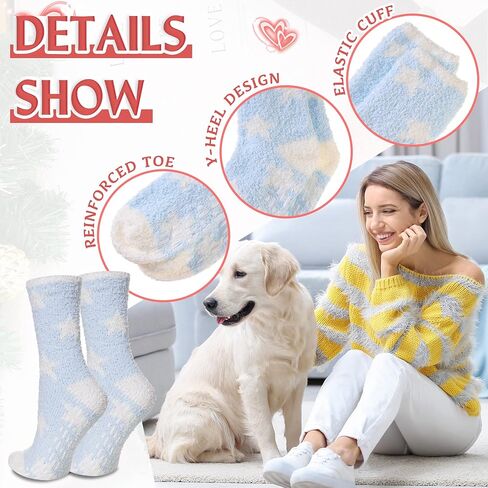 المرأة غامض النعال عدم الانزلاق الجوارب الشتاء لينة أفخم رقيق دافئ مستشفى الجوارب الدافئة مع القابضون in Kuwait