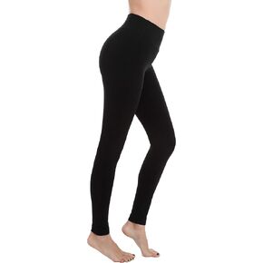 Finerease Women's Super Soft & Stretchy High Waisted Thick Casual Legging in Saudi Arabia