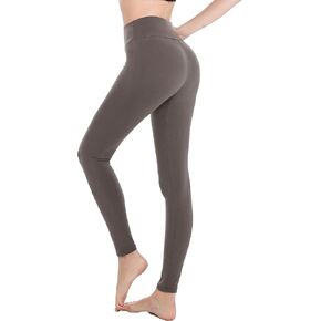 Finerease Women's Super Soft & Stretchy High Waisted Thick Casual Legging