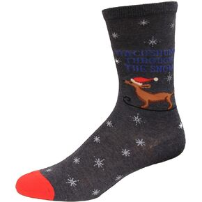 Hot Sox Women's Winter Holiday Fun Crew Socks-1 Pair Pack-Cute & Funny Gifts-Christmas and More