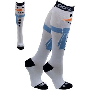جوارب Go2Socks الضاغطة للعطلات | النساء والرجال الممرضات العدائين | جوارب طبية 15-20 ملم زئبق
