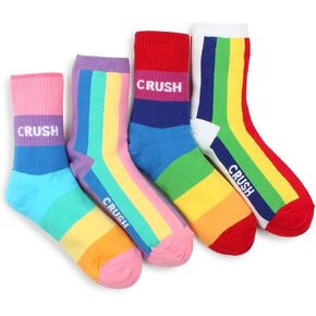 Womens Neon Daily Casual Fashion Socks Colorful Fancy Design in Kuwait