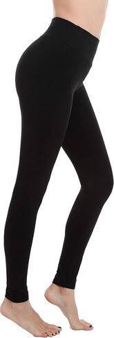 Finerease Women's Super Soft & Stretchy High Waisted Thick Casual Legging in Saudi Arabia