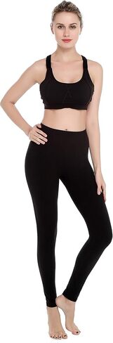Finerease Women's Super Soft & Stretchy High Waisted Thick Casual Legging in Saudi Arabia