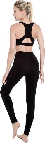 Finerease Women's Super Soft & Stretchy High Waisted Thick Casual Legging in Saudi Arabia
