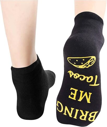 جوارب sockfun المبتكرة المجنونة مع مقولة مضحكة للنساء والرجال، هدايا مارجريتا تاكو شامبانيا بوربون in Kuwait