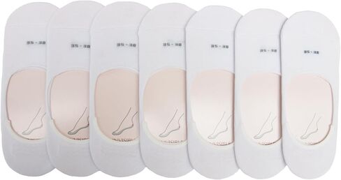 جوارب ALEX YVN النسائية القطنية No-Show، 7 عبوات in Kuwait