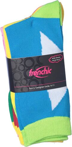 Frenchic 12/24/48 Pairs Pack Women's Colorful Patterned Cute Funny Casual Fashion Crew Socks in Kuwait