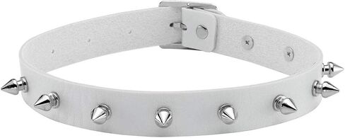 قلادة Eigso Retro Vintage Punk Choker مع مشبك مرصع ببرشام قابل للتعديل للنساء in Kuwait