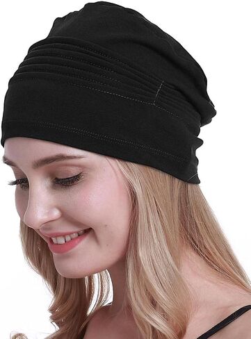 osvyo Cotton Chemo Headwear Hats Soft Caps for Women Hairloss - Cancer Beanies Turban Sealed Packaging in Saudi Arabia