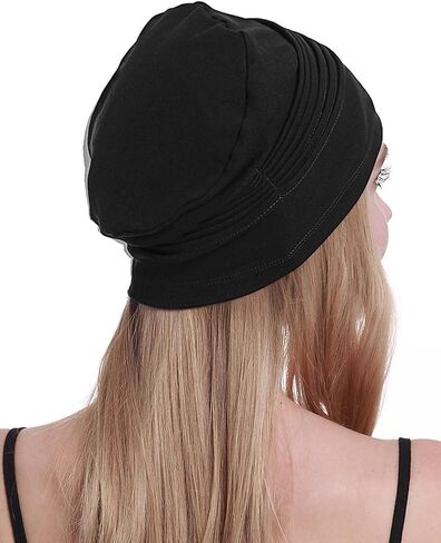 osvyo Cotton Chemo Headwear Hats Soft Caps for Women Hairloss - Cancer Beanies Turban Sealed Packaging in Saudi Arabia