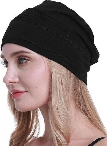 osvyo Cotton Chemo Headwear Hats Soft Caps for Women Hairloss - Cancer Beanies Turban Sealed Packaging in Saudi Arabia