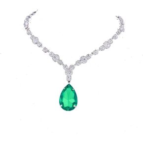 Blindery Rhinestone Choker Necklace Crystal Necklace Colorful Rhinestone Choker Luxury Jewelry Choker for Women and Girls in Kuwait