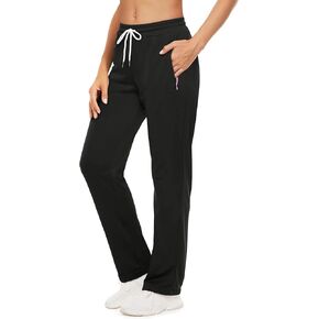 بنطال رياضي نسائي من Boladeci شبكي ثلاثي الأبعاد يسمح بالتهوية وخفيف الوزن وخصر مرن كاجوال لصالة الألعاب الرياضية مع جيوب بسحاب in Kuwait