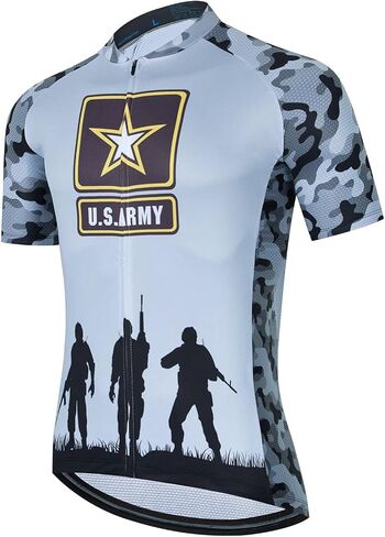 USArmy ركوب الدراجات أعلى التمويه القتالية الدراجة موحدة الصيف الدراجات جيرسي الطريق دراجة الفانيلة in Kuwait