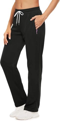 بنطال رياضي نسائي من Boladeci شبكي ثلاثي الأبعاد يسمح بالتهوية وخفيف الوزن وخصر مرن كاجوال لصالة الألعاب الرياضية مع جيوب بسحاب in Kuwait