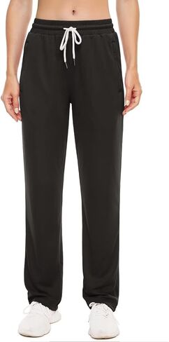 بنطال رياضي نسائي من Boladeci شبكي ثلاثي الأبعاد يسمح بالتهوية وخفيف الوزن وخصر مرن كاجوال لصالة الألعاب الرياضية مع جيوب بسحاب in Kuwait