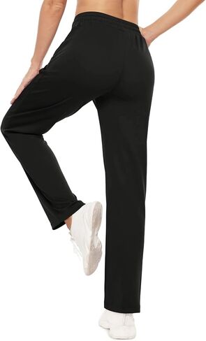 بنطال رياضي نسائي من Boladeci شبكي ثلاثي الأبعاد يسمح بالتهوية وخفيف الوزن وخصر مرن كاجوال لصالة الألعاب الرياضية مع جيوب بسحاب in Kuwait